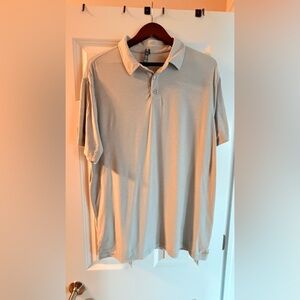 Vuori Men's Light Gray Stratotech Polo